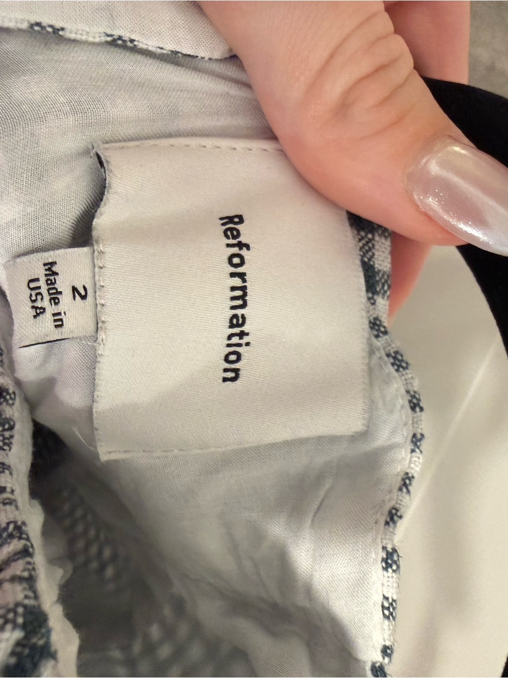 Reformation Balia Gingham Dress - Picture 4 of 4